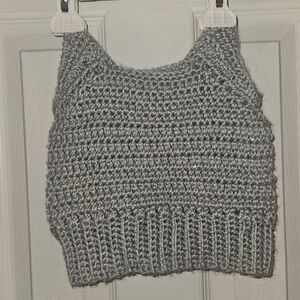 Gray Knit Women's Beanie